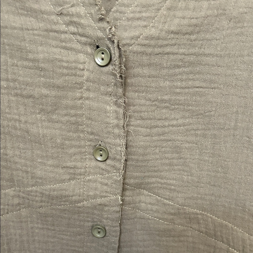 Style Rack Sage Green Textured Top - Picture 4 of 8